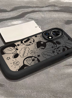 晕染叮当猫华为nova12pro手机壳11SE新款Nova10por泡芙壳Hinove9硅胶novo87防摔n0va6女nava5ipr0可爱4全包3i