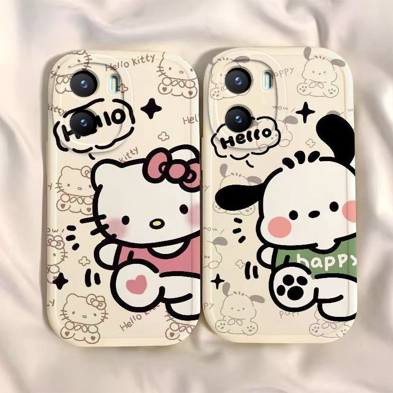 凯蒂猫帕恰狗vivoy35手机壳新款Y100i可爱y53s硅胶套vovoy52s全包y31s标准版防摔y33s男y32t卡通y30g潮y11女+