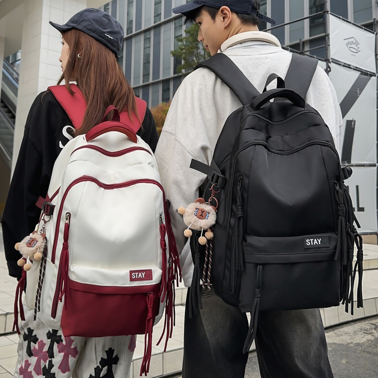 书包初中女生高中生大学生大容量双肩包女旅游轻便高颜值背包男款