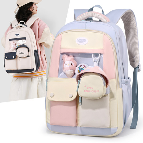 女学生校园减负大容量双肩书包