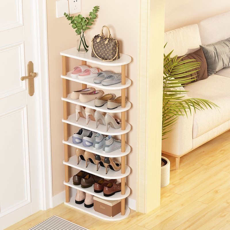 高档家用木质鞋架鞋柜进门门口简易多层收纳置物架子加厚结实架子