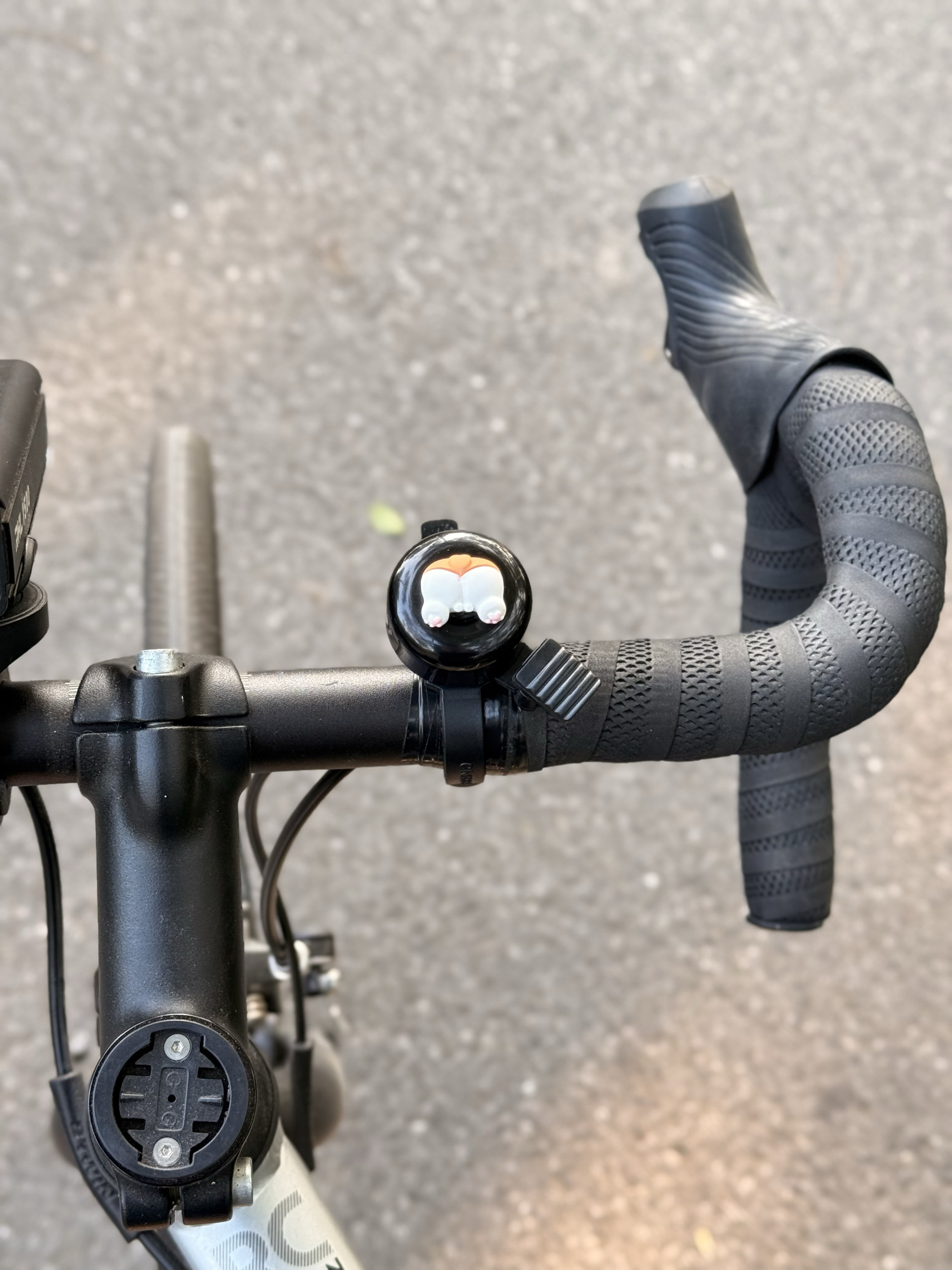 自行车可爱车铃单车喇叭柯基PP装饰山地车改装公路车配饰儿童平衡