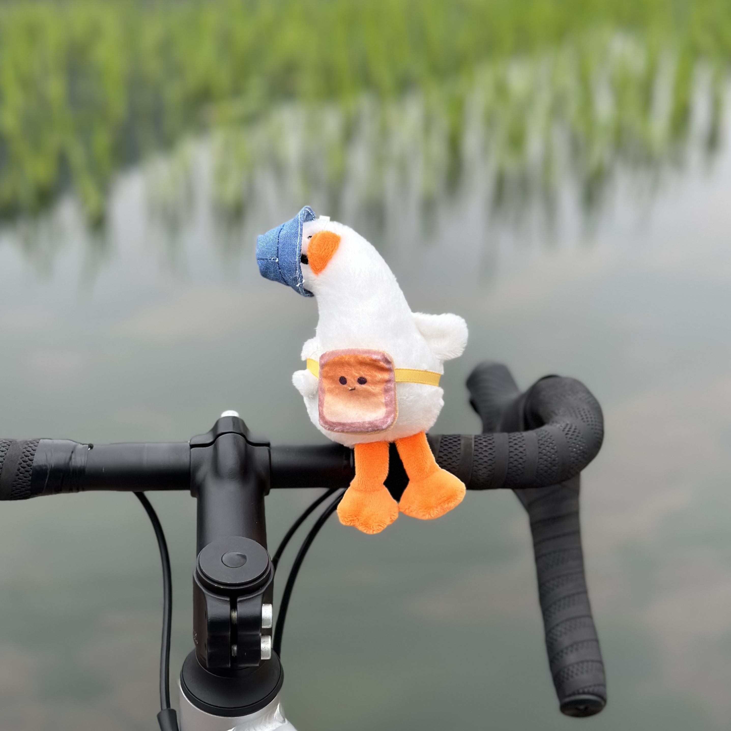 可爱自行车挂件魔术贴固定