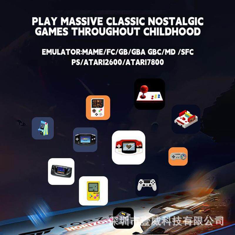 新款x2blue 游戏机 双人连接对战无线电视游戏机 家用游戏机