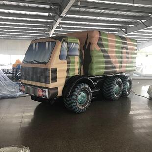 充气坦克气模仿真模型伪装器材定z假目标部dui演习订购