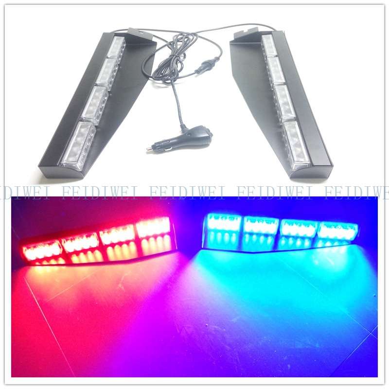 02003 32W 汽车专业LED吸盘灯 爆闪灯 前挡铲子灯 频闪灯32LED
