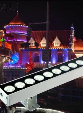 聚炫RGB/RGBW/dmx512控制IP66室外照明建筑投光洗墙灯楼体亮化