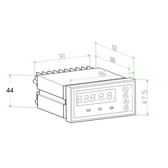 ZN4S高精度称重传感器压力显示器控制扭矩拉力测力仪表数显表