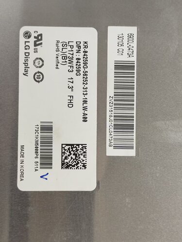 LG LP173WF3-SLB1   FHD大口50针LVDS