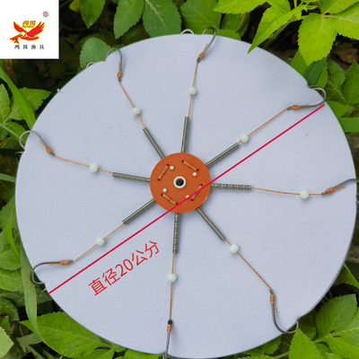 鸬饵牌加长线弹簧款鲢鳙专用钩抛竿海杆翻板钩新款爆炸钩钓鲢鳙钩