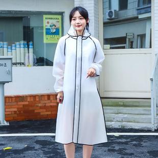 户边外连体雨衣厚包成人款 现货供应长款 户外男加女通用eva雨衣