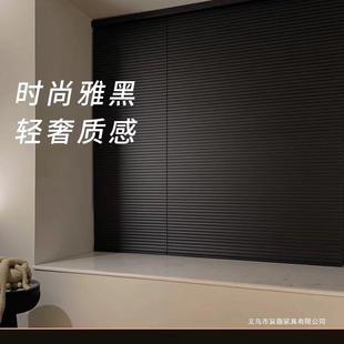 铝合金百叶窗L型防窥厨房阳台定厅卧室窗不透光窗帘卧室遮光电动