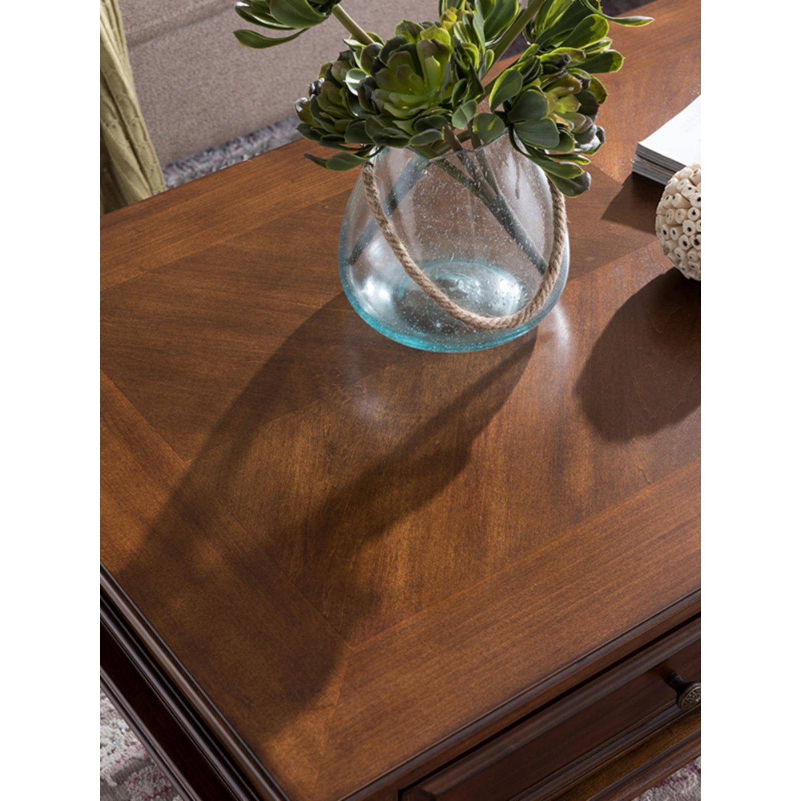 X*美式乡村实木茶几复古储物柜客厅小茶几小桌子现代简约小户型家