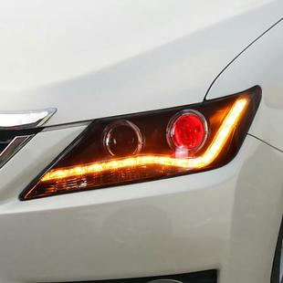 12款新凯美瑞大灯总成改装七代氙气双光透镜改装光导日行灯天使眼