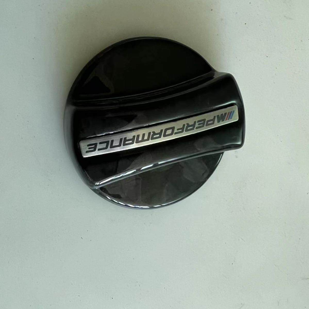 干碳适用于汽车碳纤维油箱盖MP款干碳燃油警示盖油箱内盖装饰改