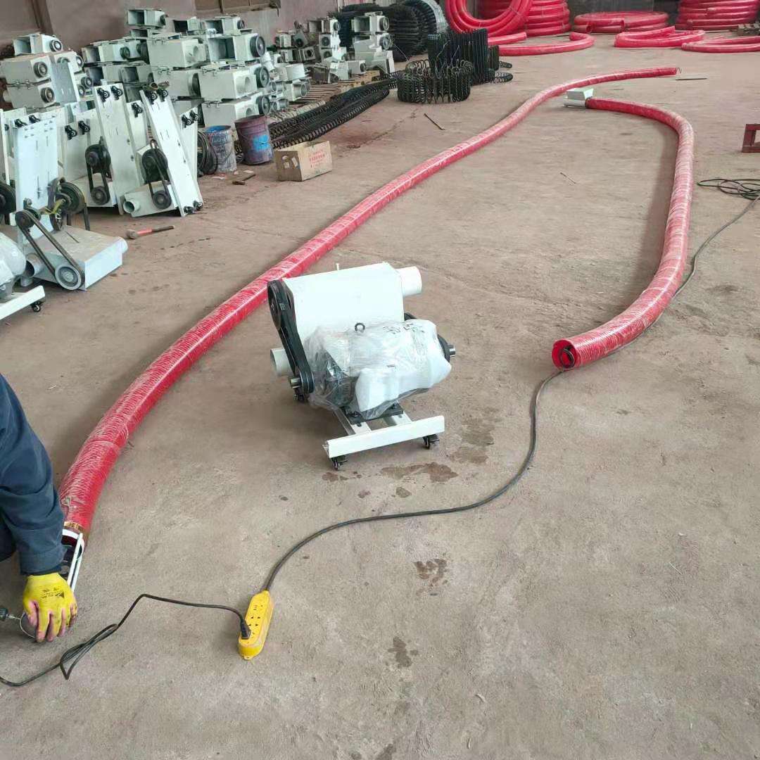 水泥沙子输送吸沙机 小型颗粒物料输送机 软管螺旋吸粮机