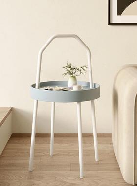 沙发边几客厅小户型迷你手提小茶几网红小桌子家用奶油风床头柜