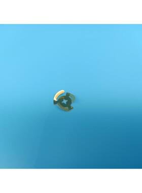 蒸发台配件镀金弹片5MHz电极羽根晶振接触弹片CRTS-0晶振探头用