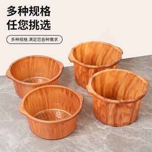 直销双人泡脚桶足疗盆过小腿过膝保温加厚家用脚盆