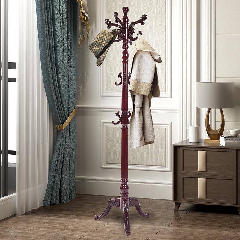 衣架落地现代家用卧室单杆式网红衣帽架多功能客厅简易挂衣架