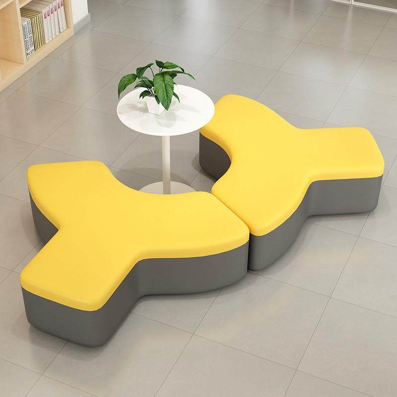 幼儿园早教中心培训机构琴行家长休息区创意异形休闲沙发凳子组合
