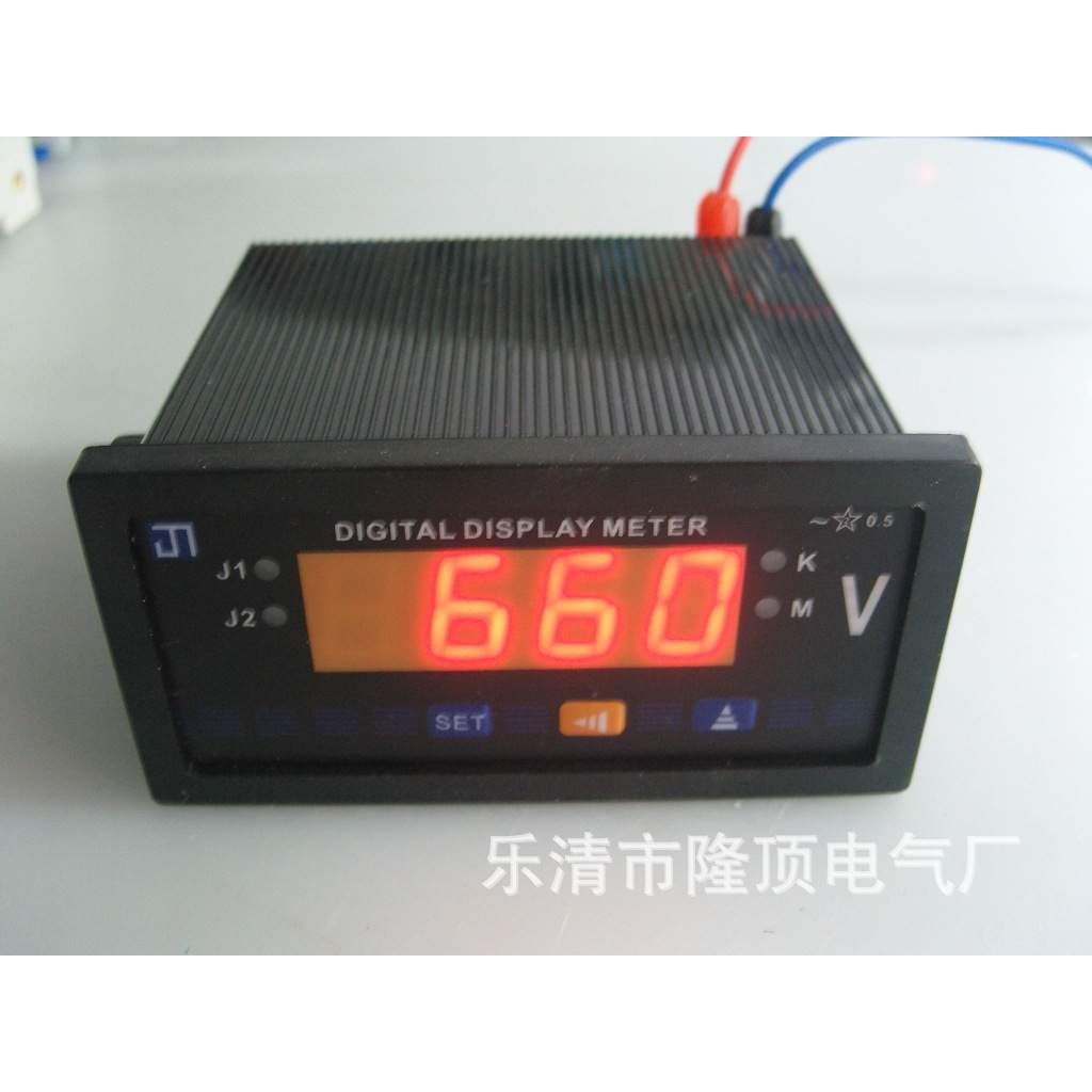 隆顶电气 数字显示电压表660v DVM数显电压表800v数字电压表1000v