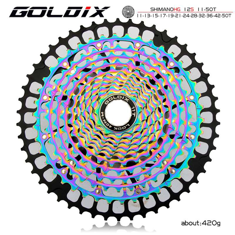 GOLDIX  HG塔机 超轻炫彩CNC飞轮11S/12速  M4100 5100 6100