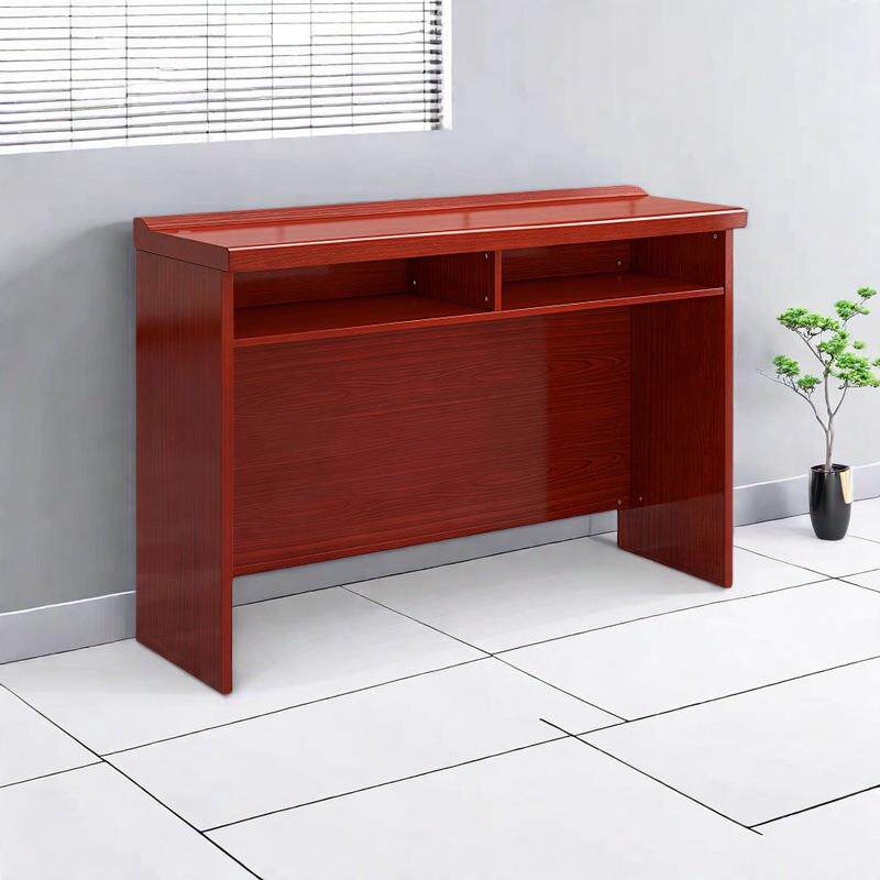 小型会议室会议桌椅组合长条形桌双人1.2米会场活动室油漆培训桌