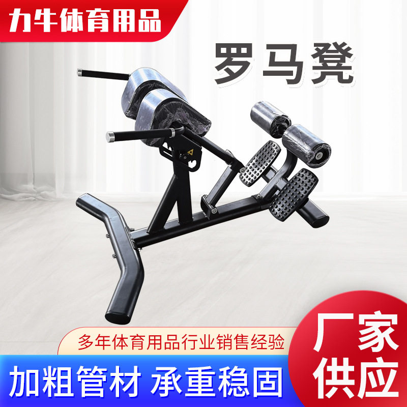 山羊挺训练器健身房背肌伸展练习椅多功能深蹲哑铃凳罗马椅