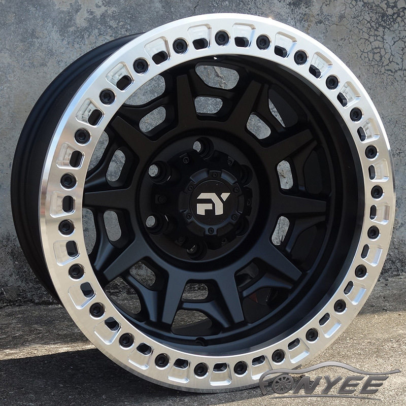 1718寸汽车轮毂越野防脱圈改装铝合金辋适用福特Ranger牧马人风翼