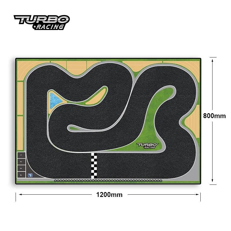 Turbo遥控汽车跑道垫RC赛车模型多规格便携式竞速橡胶垫车模配件