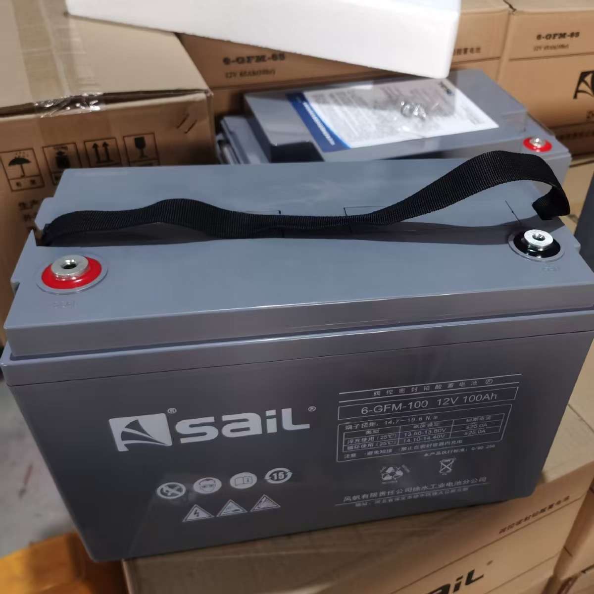 6-GFM-100铅酸蓄电池UPS应急电源光伏储能电池风帆蓄电池12V100AH