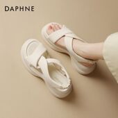 女2026新款 夏季 厚底增高沙滩鞋 达芙妮凉鞋 松糕底外穿软底高跟女鞋