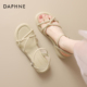 女款 2026新款 夏季 达芙妮凉鞋 低跟不累脚女鞋 子罗马平底女士巨好看