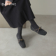 子玛丽珍棉鞋 达芙妮内增高方头小单鞋 加绒法式 女鞋 2026新款 秋冬季