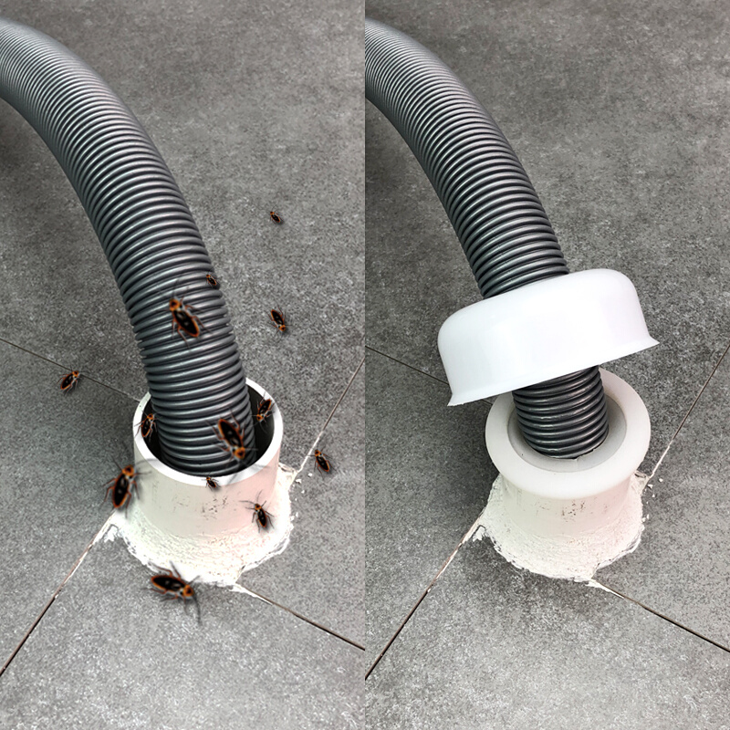 厨房下水管防臭密封圈洗手盆神器下水管道排套P堵硅胶防臭塞封口