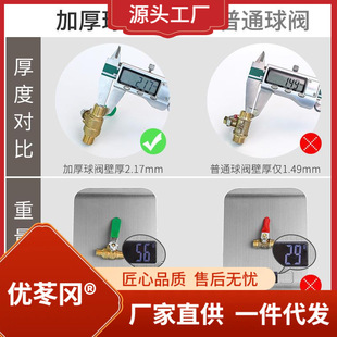 加厚气动球阀全铜软管小阀门dn20水管气管自来水开关2分3分4分6分