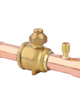 冷媒球阀GBC-6/10/12/16/22/28空调制冷截止阀冷库机组阀门