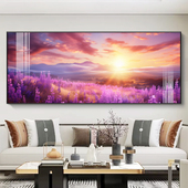 紫气东来旭日东升客厅壁画日出东方大气磅礴山水风景装 饰挂画