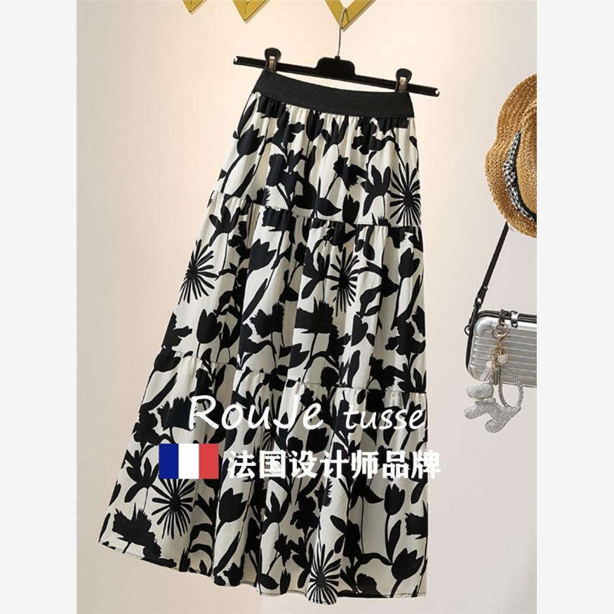 法R国ouje t71340359sse大尺码女装胖mm高u显瘦遮腰肚子中长版雪
