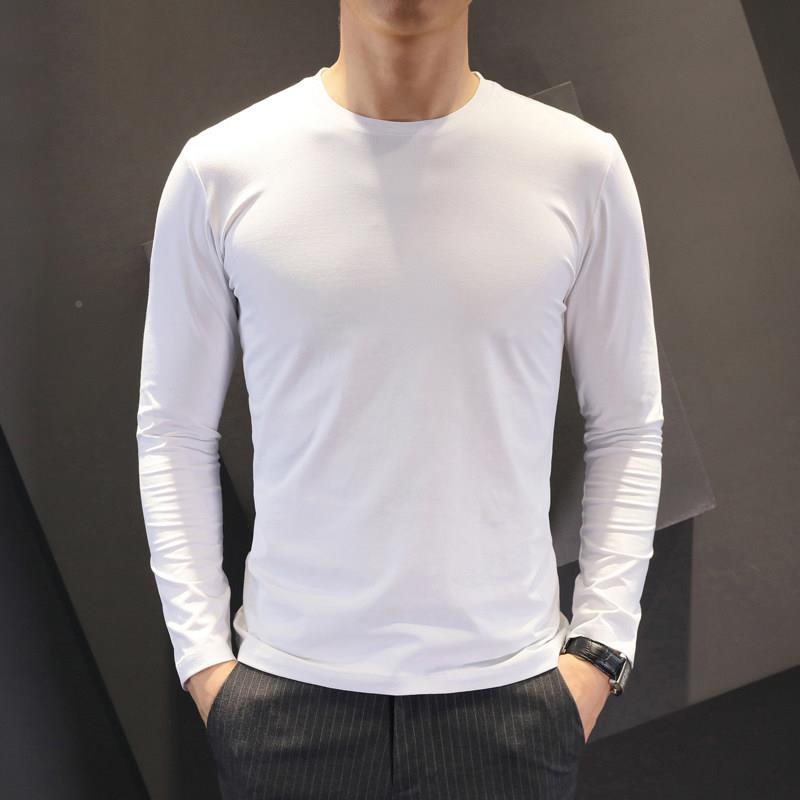 白色袖TMT001147短恤男夏季款圆领高端潮牌薄T男恤衣服修身纯棉士