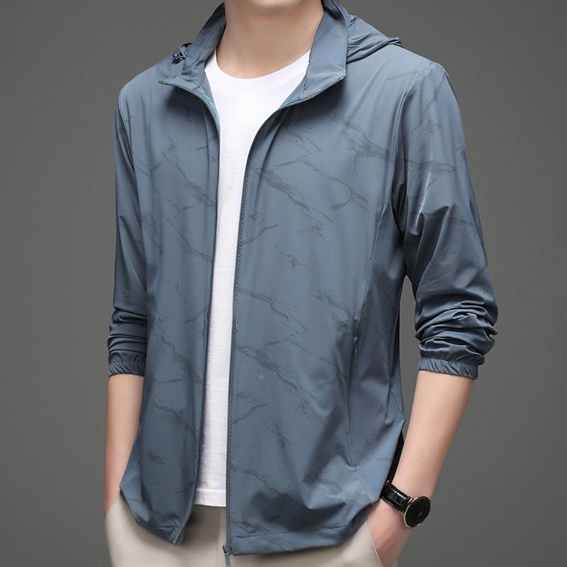 防晒衣男士夏夹季NZA薄款透气冰丝防服年中上衣男装克休闲晒外套