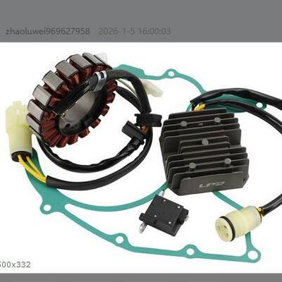TRX300EX 线圈，整流器，纸垫3件套 磁电机定子
