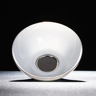 zjtz种冰盖羊脂玉茶具套装德化瓷碗茶杯公道杯白瓷功夫家陶用