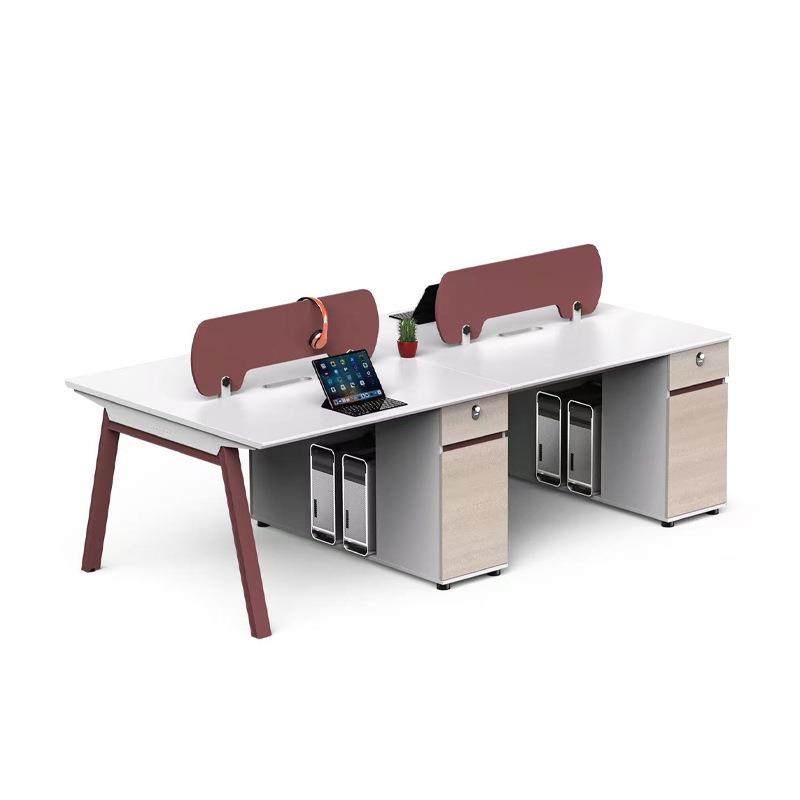 职员办公桌四人位6/4工位办公室家具2双员工卡座桌椅组合简约现代,商业/办公家具,办公电脑桌,淘宝优惠券,粉丝福利购,淘宝优惠卷