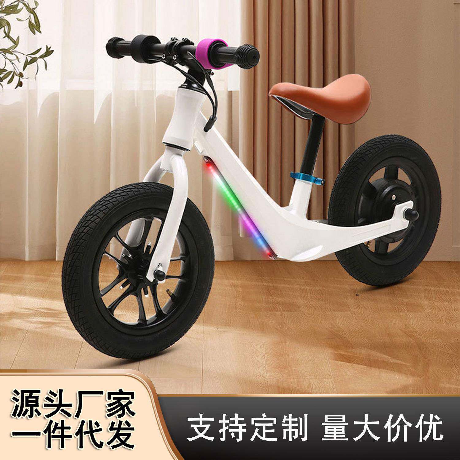 12寸迷你电动滑板平衡车 儿童两轮无踏板电动自行车小型滑步车