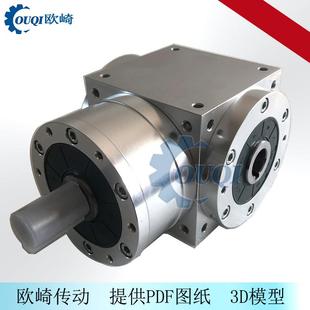 S2精密换向器90°转角器小型直角伞齿轮转向器转向箱 AT075