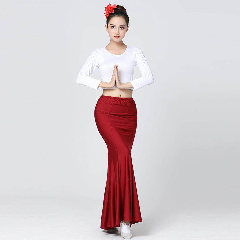 族蹈服女演出ALL服练舞舞裙傣族孔功雀舞蹈艺考表演傣服装舞蹈练