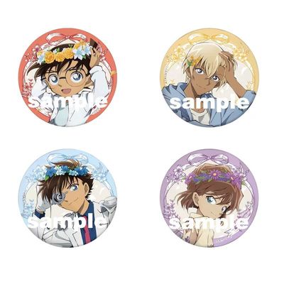 怪盗基德灰原哀花冠flow in the wind 58mm闪闪徽章 YTE 周边