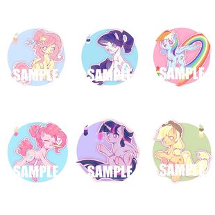 周边徽章吧唧学生胸针彩虹宝莉紫悦碧琪柔柔云宝同人嘉儿珍奇